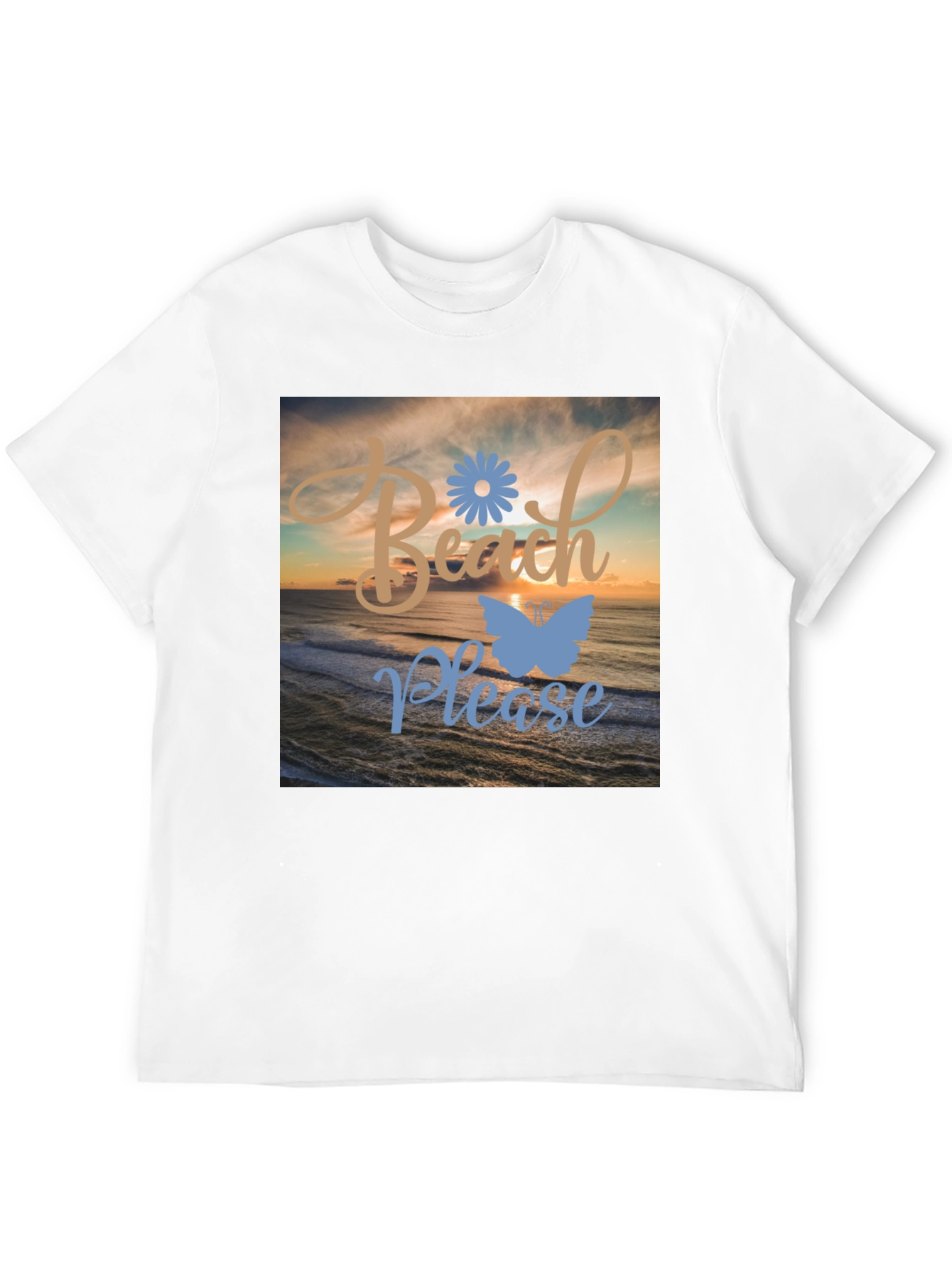 Camiseta Negra Beach Please