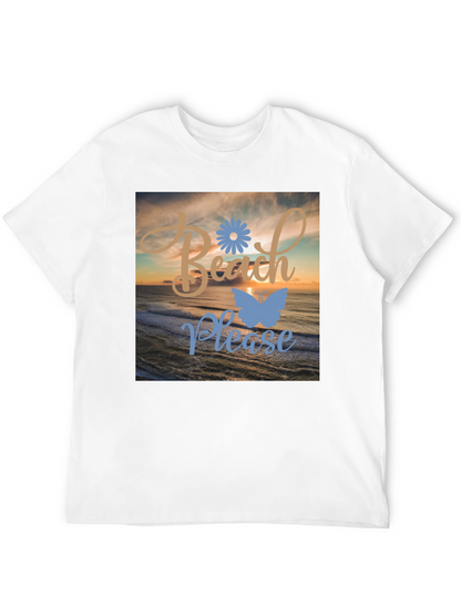 Camiseta Negra Beach Please