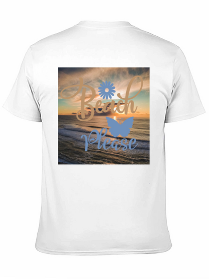 Camiseta Negra Beach Please