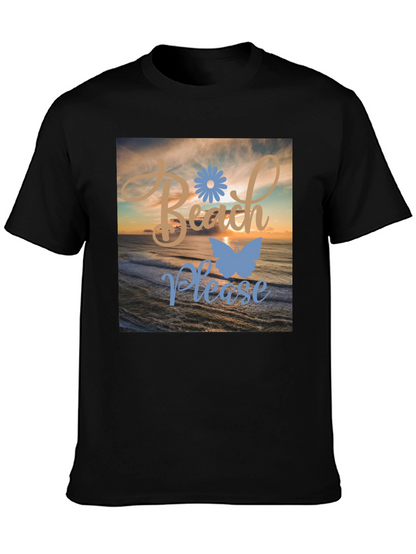 Camiseta Negra Beach Please