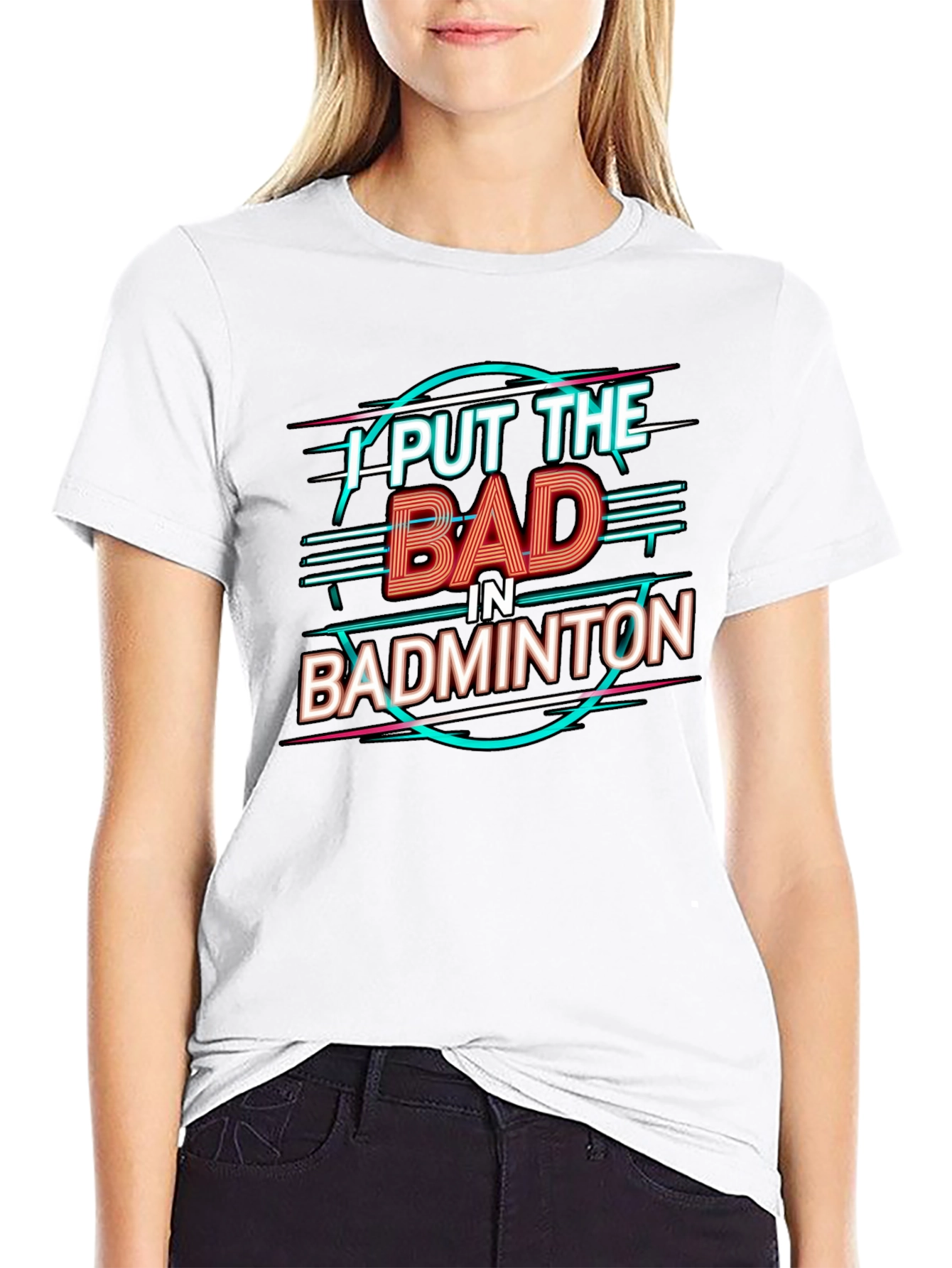 Camiseta Negra Bad Badminton