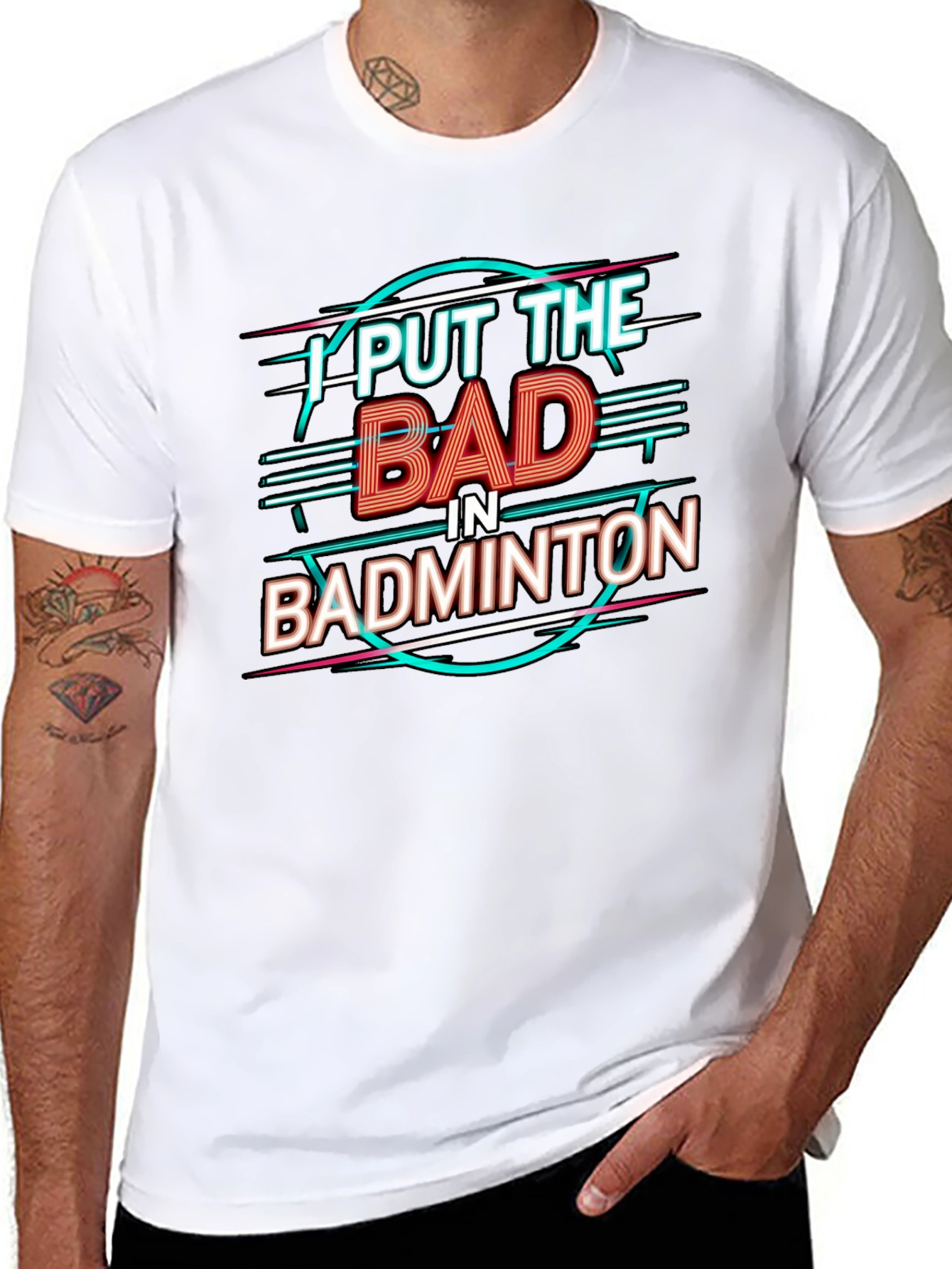 Camiseta Negra Bad Badminton