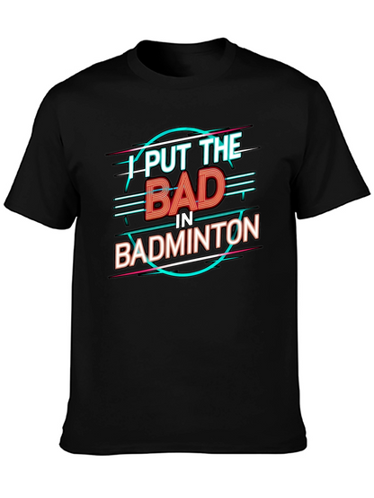 Camiseta Negra Bad Badminton