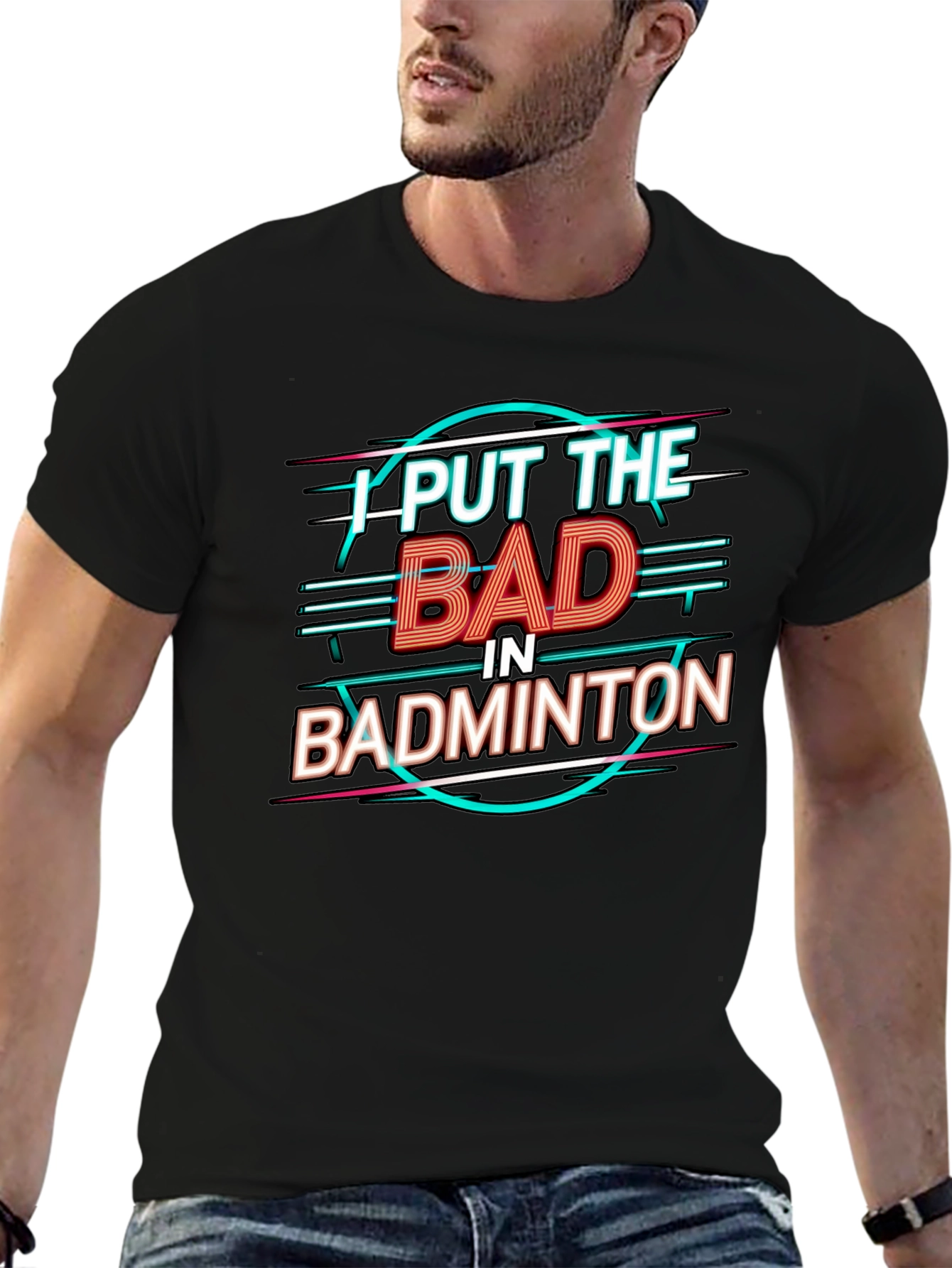 Camiseta Negra Bad Badminton