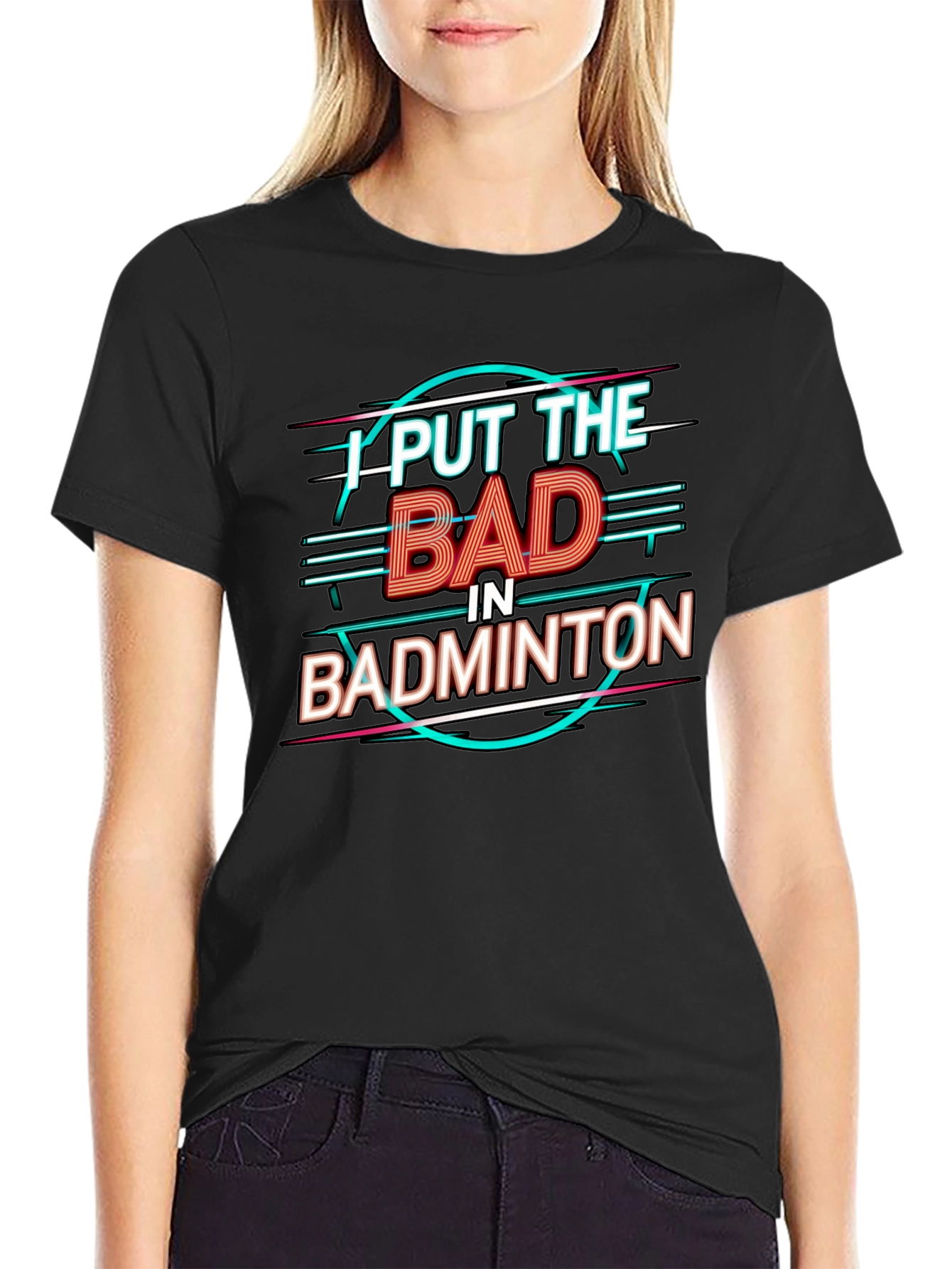 Camiseta Negra Bad Badminton