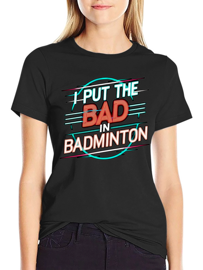 Camiseta Negra Bad Badminton