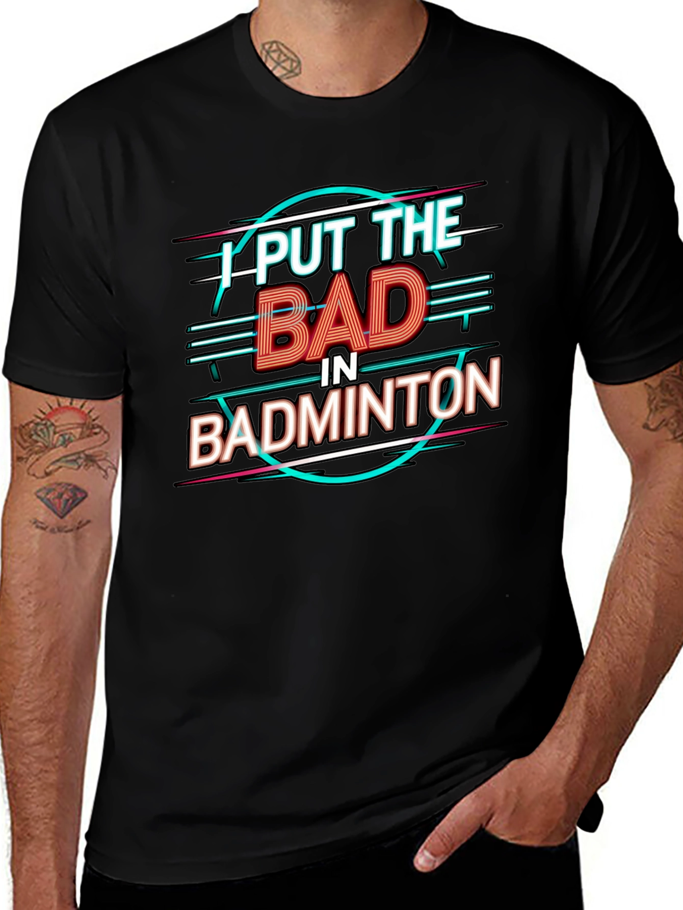 Camiseta Negra Bad Badminton