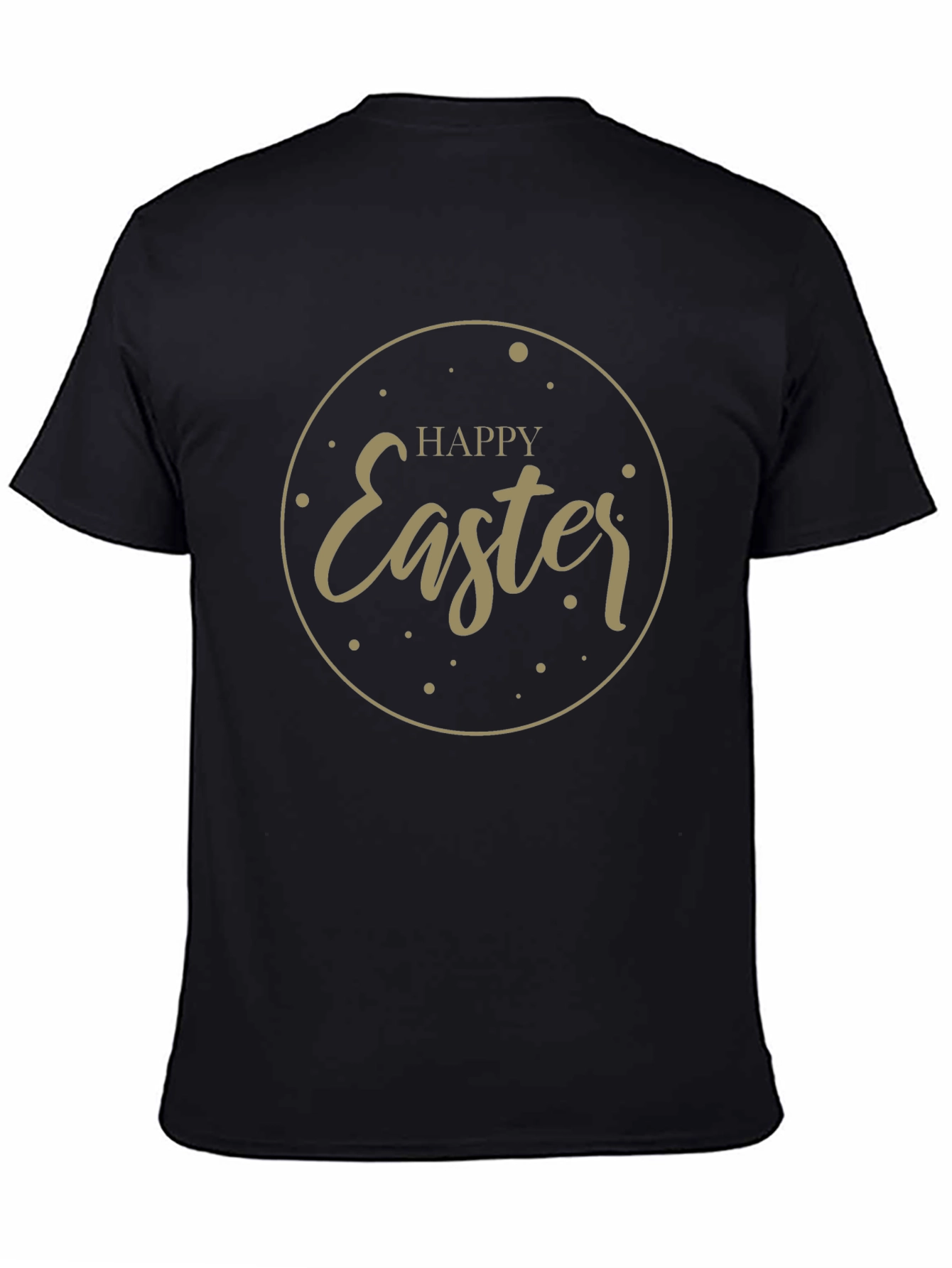 Camiseta Negra Felices Pascuas para Hombre