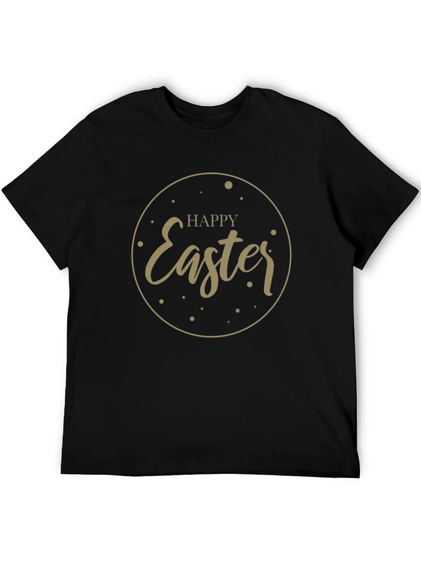 Camiseta Negra Felices Pascuas para Hombre