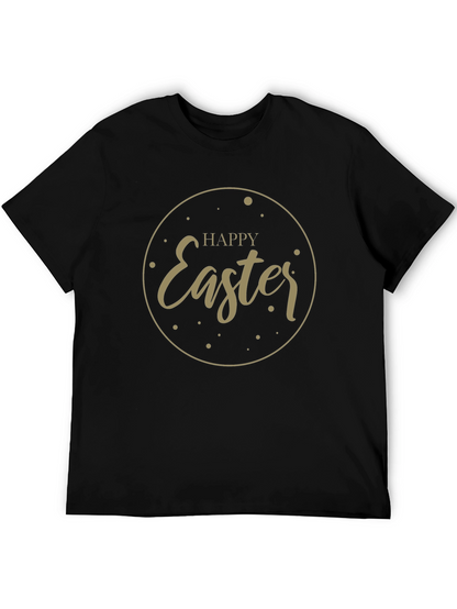 Camiseta Negra Felices Pascuas para Hombre