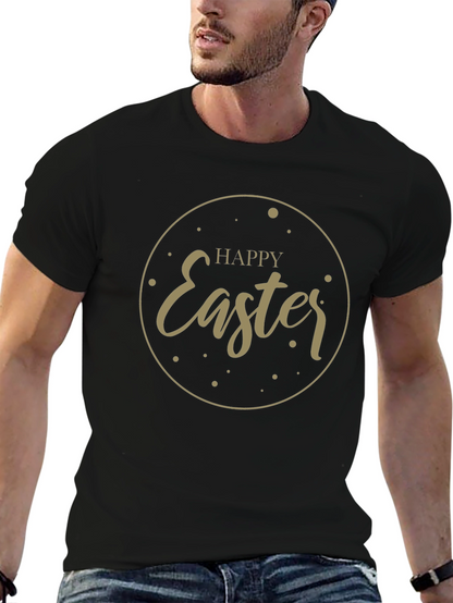 Camiseta Negra Felices Pascuas para Hombre