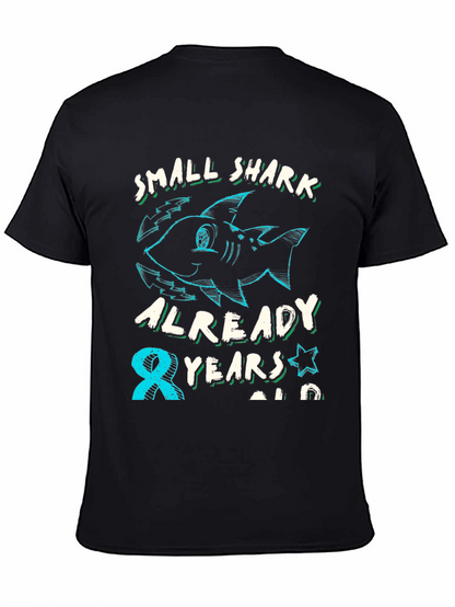 Camiseta Niño Tiburón Cumpleaños 8 Años