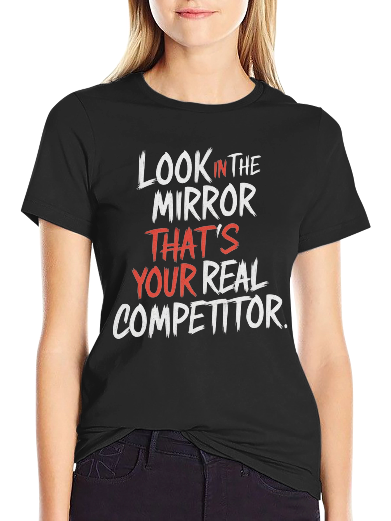 Camiseta Motivacional: Tu Verdadero Competidor