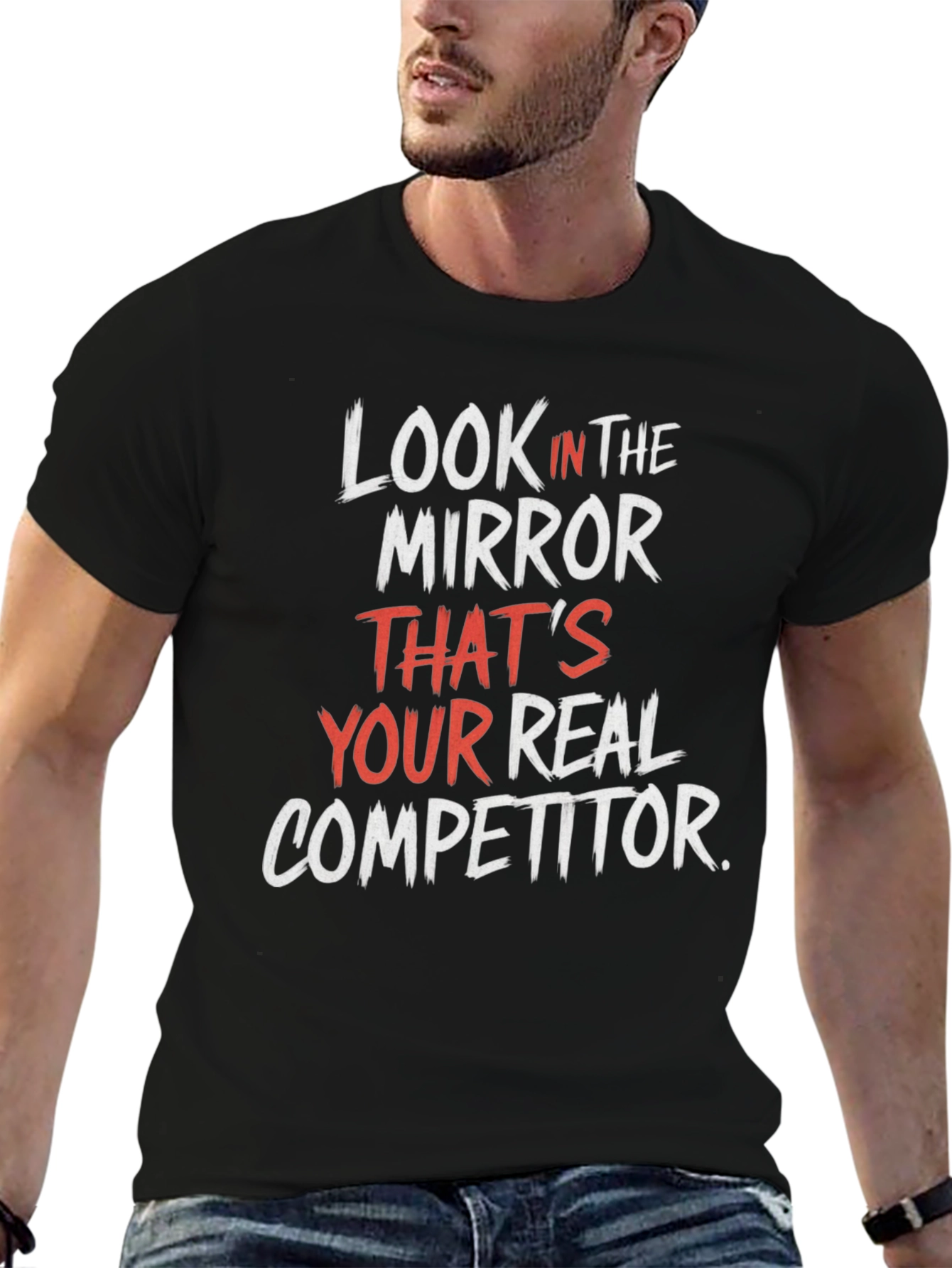 Camiseta Motivacional: Tu Verdadero Competidor