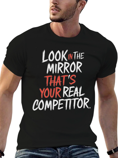 Camiseta Motivacional: Tu Verdadero Competidor