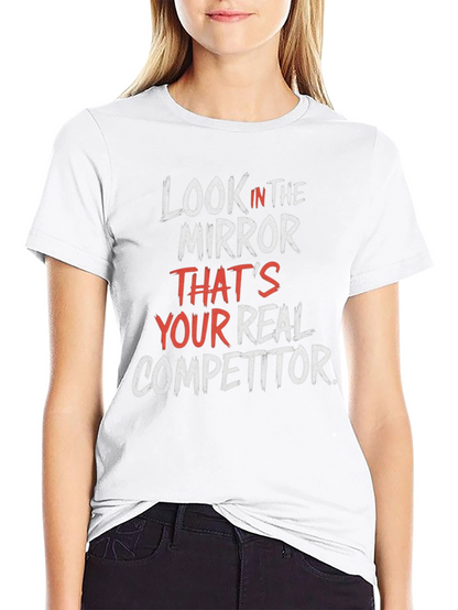 Camiseta Motivacional: Tu Verdadero Competidor