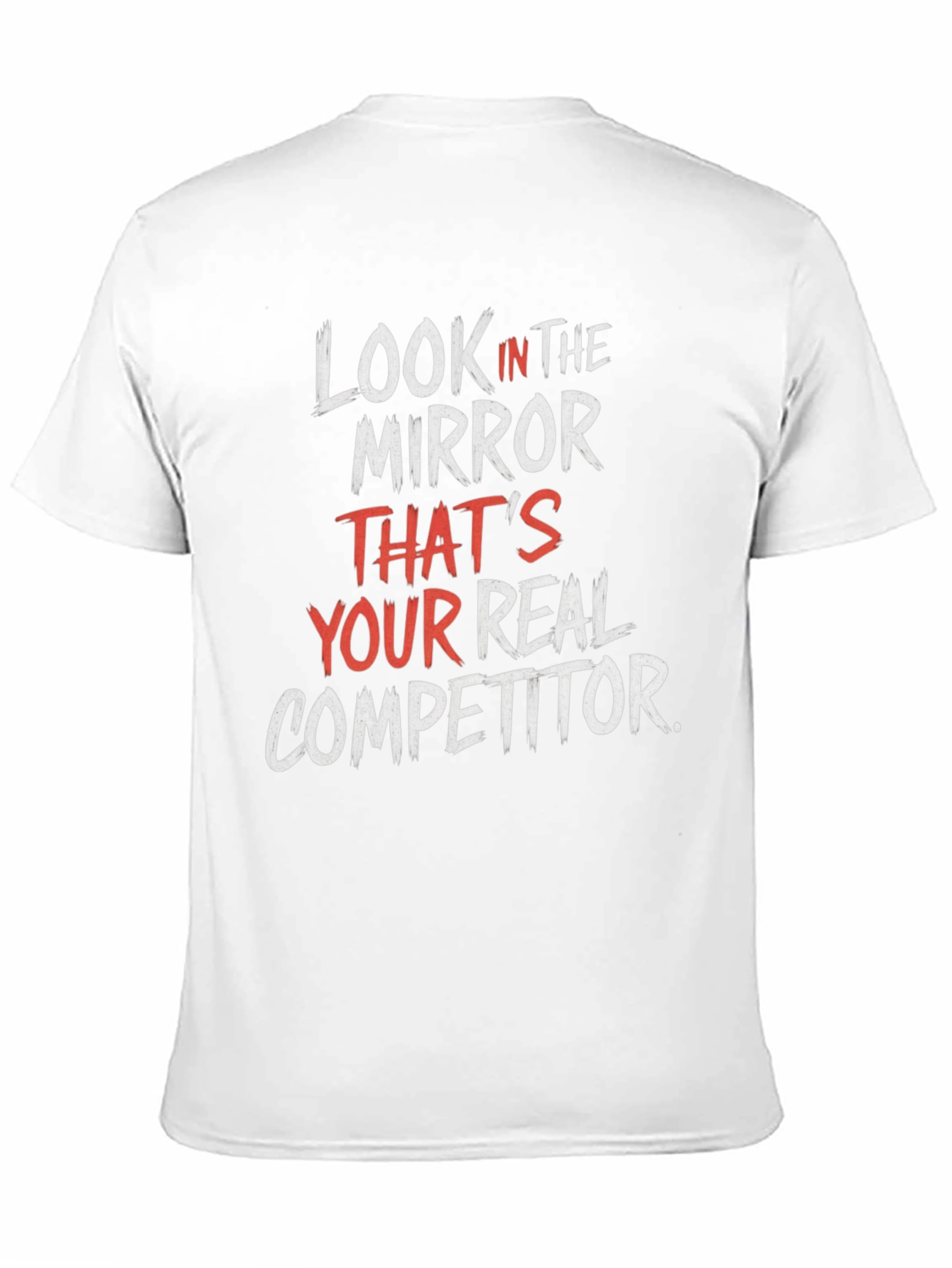 Camiseta Motivacional: Tu Verdadero Competidor
