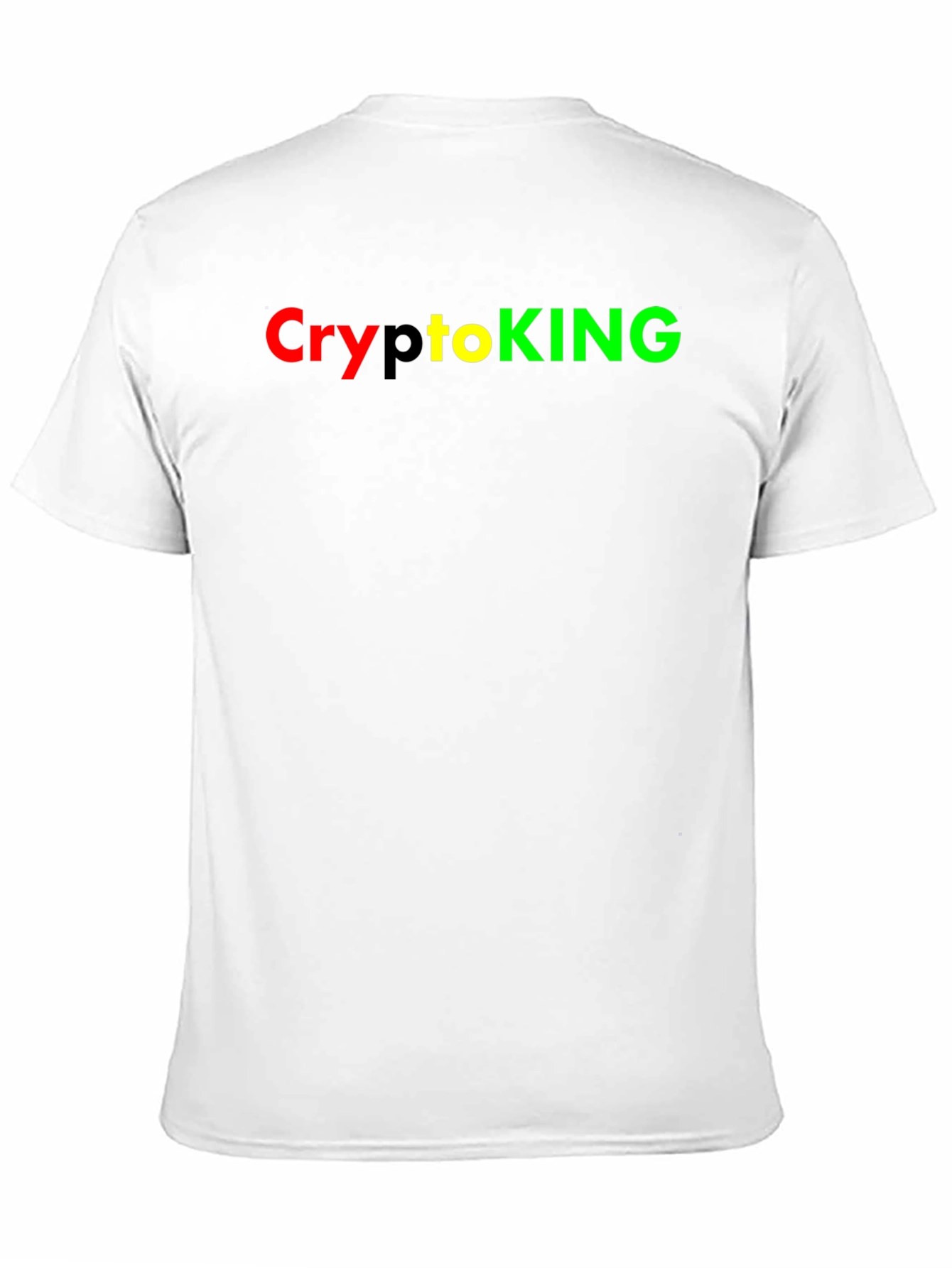 Camiseta Negra CryptoKING - Diseño Moderno