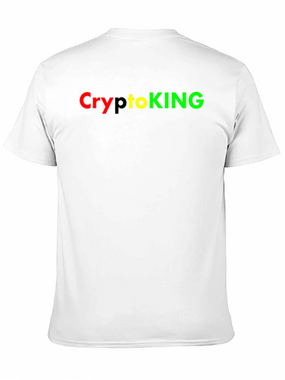 Camiseta Negra CryptoKING - Diseño Moderno