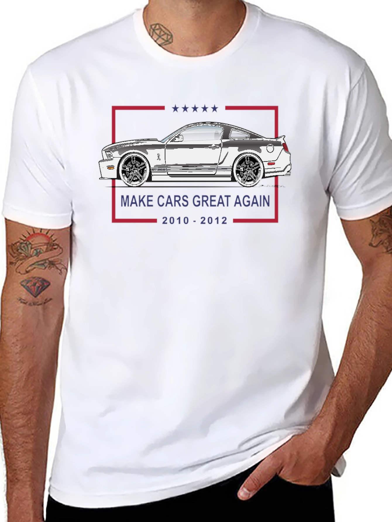 Camiseta Make Cars Great Again 2010-2012