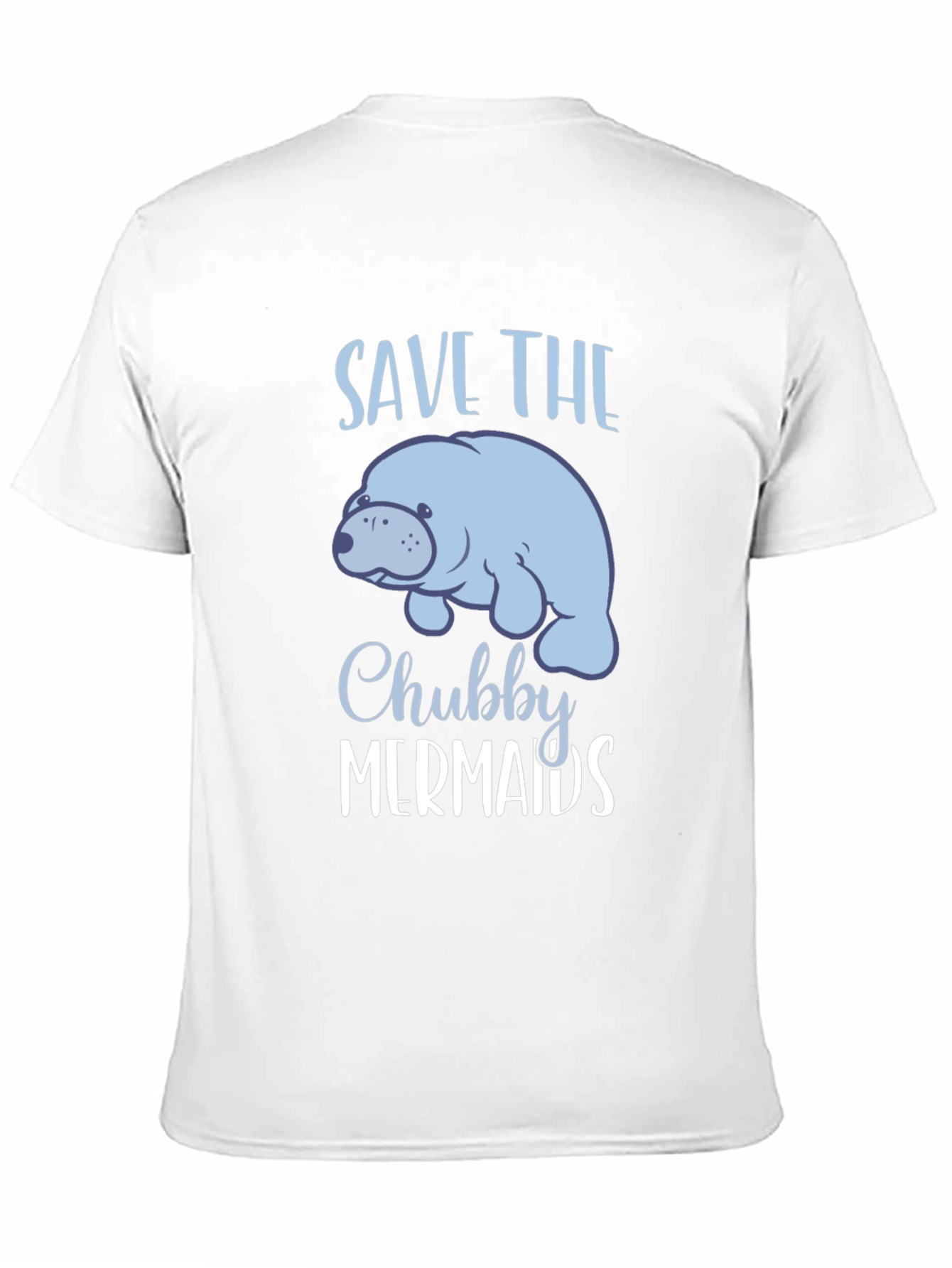 Camiseta Negra Save the Chubby Mermaids