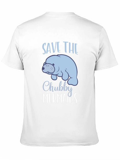 Camiseta Negra Save the Chubby Mermaids