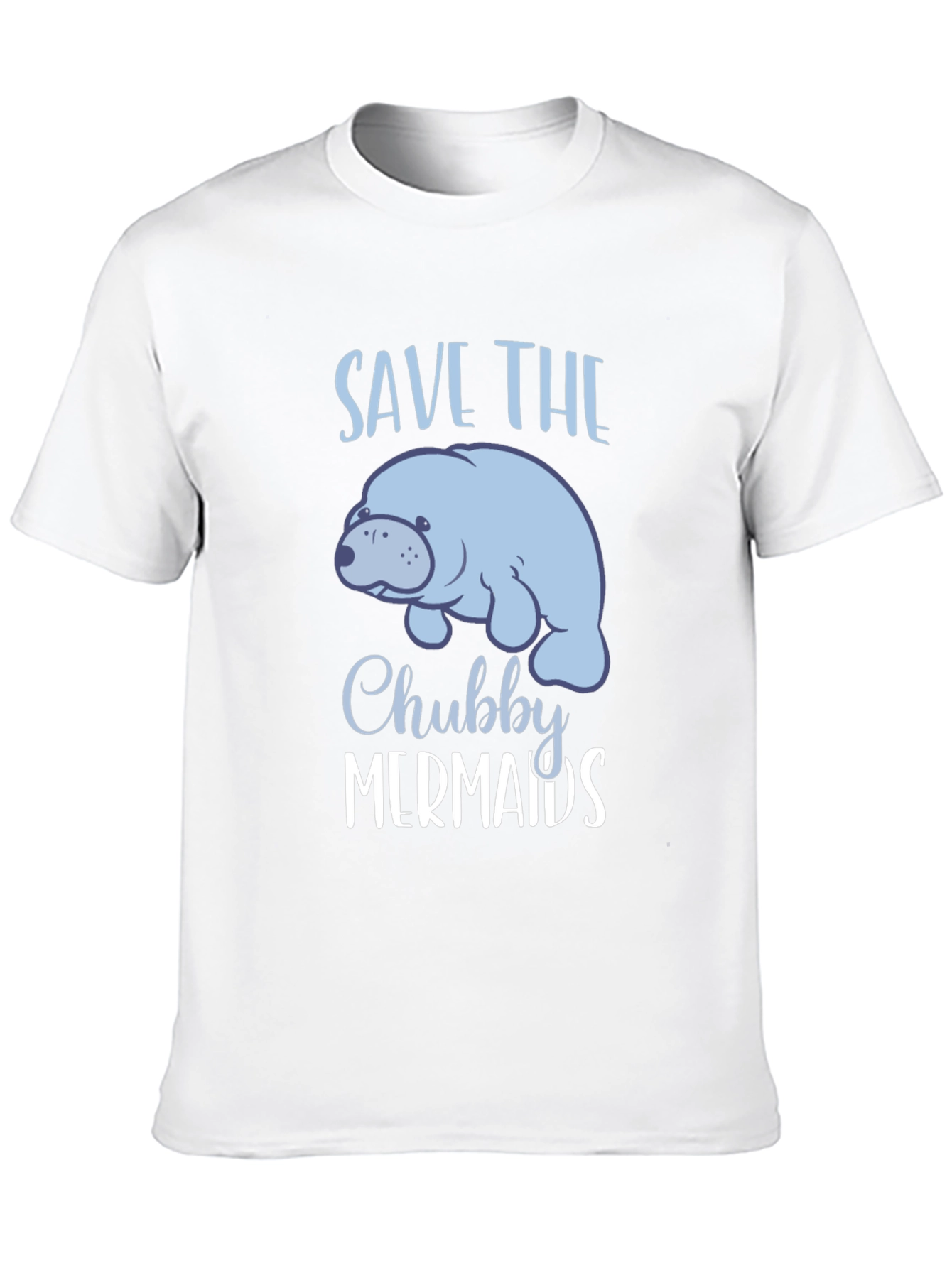 Camiseta Negra Save the Chubby Mermaids