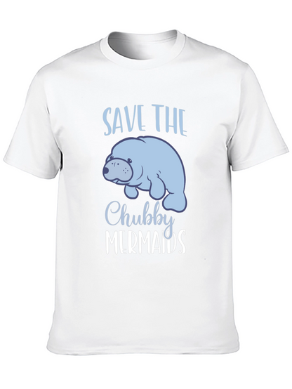 Camiseta Negra Save the Chubby Mermaids