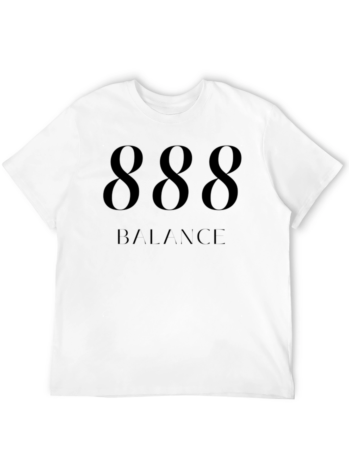 Camiseta Negra 888 Balance Unisex