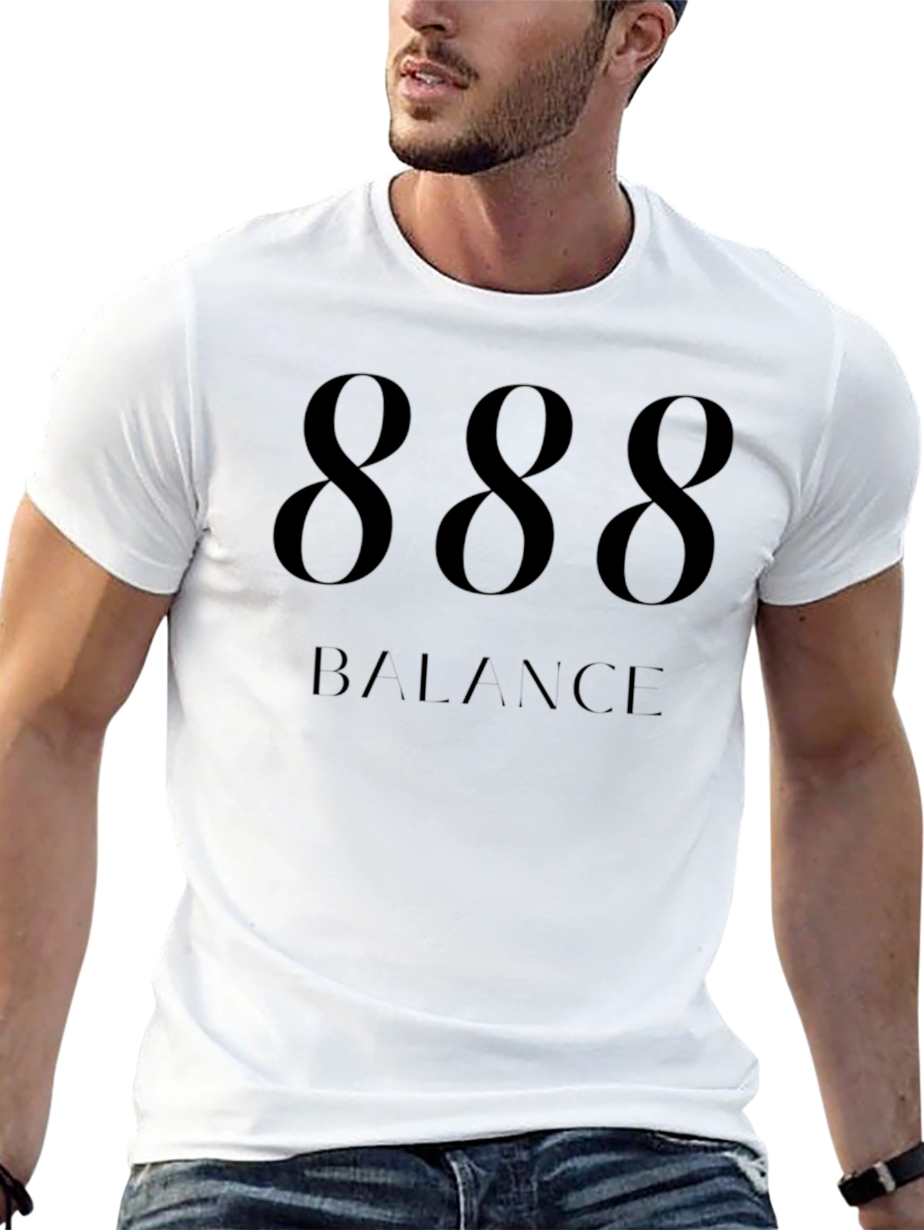 Camiseta Negra 888 Balance Unisex