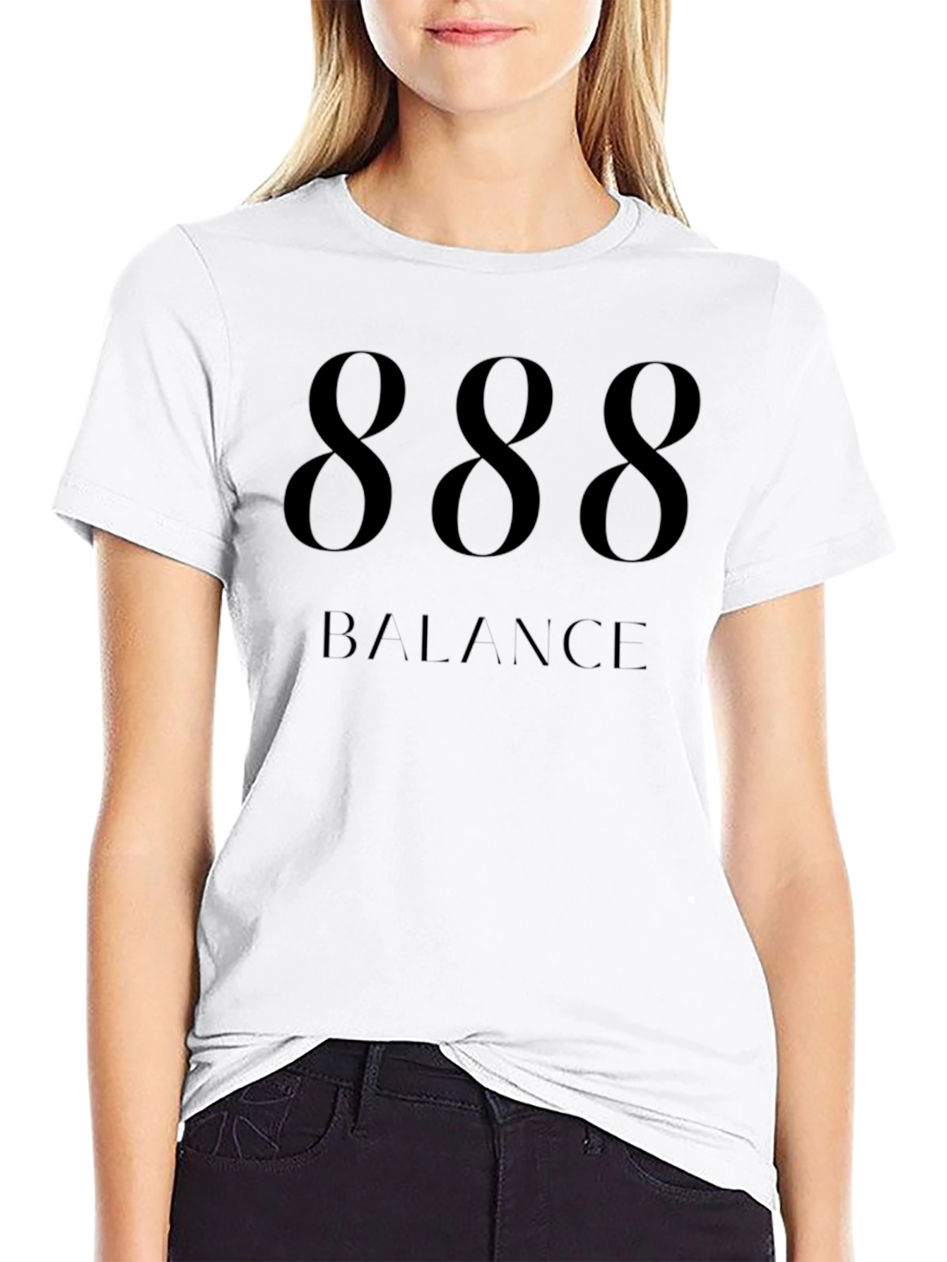 Camiseta Negra 888 Balance Unisex