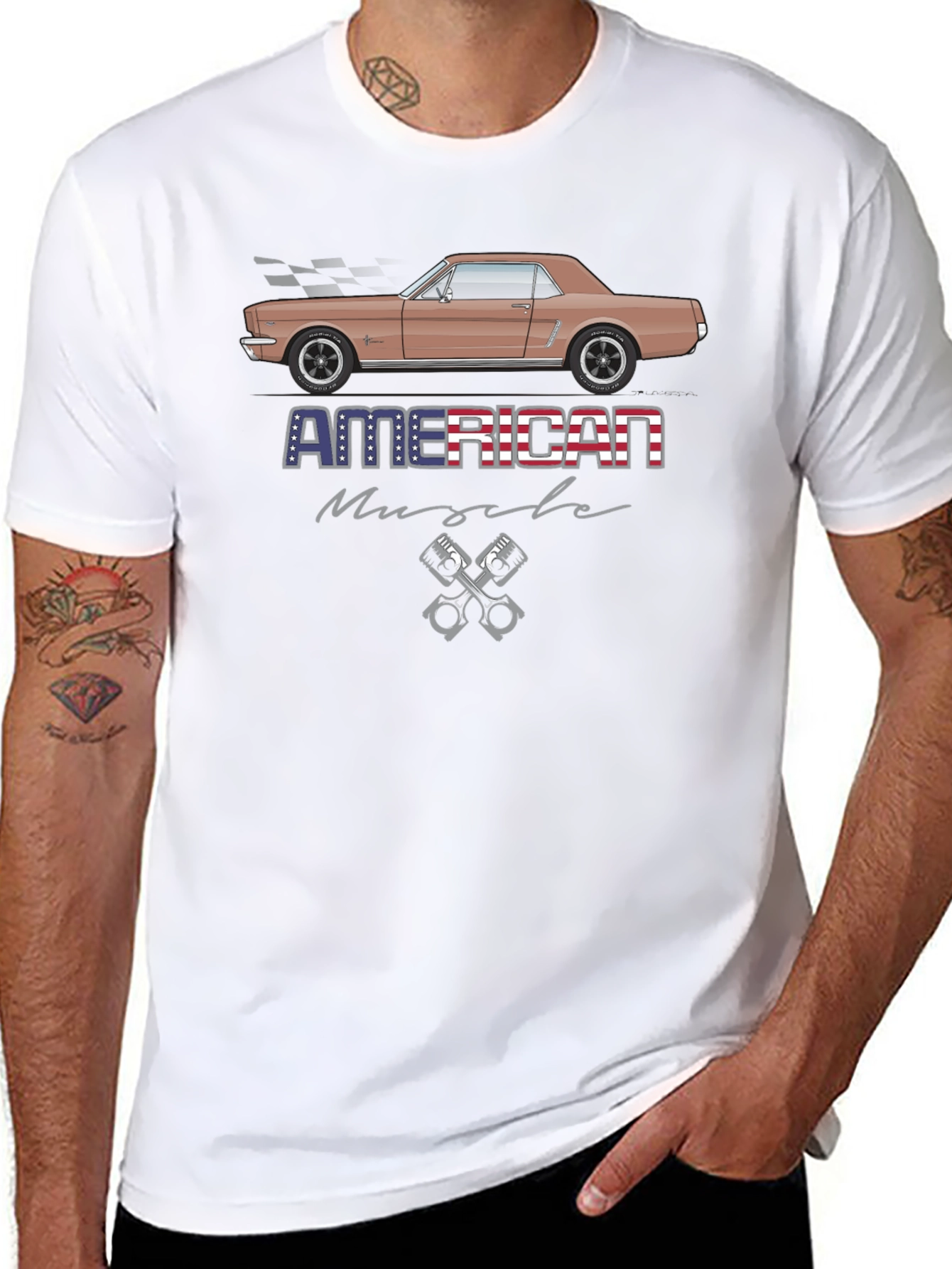 Camiseta Muscle Car Americana