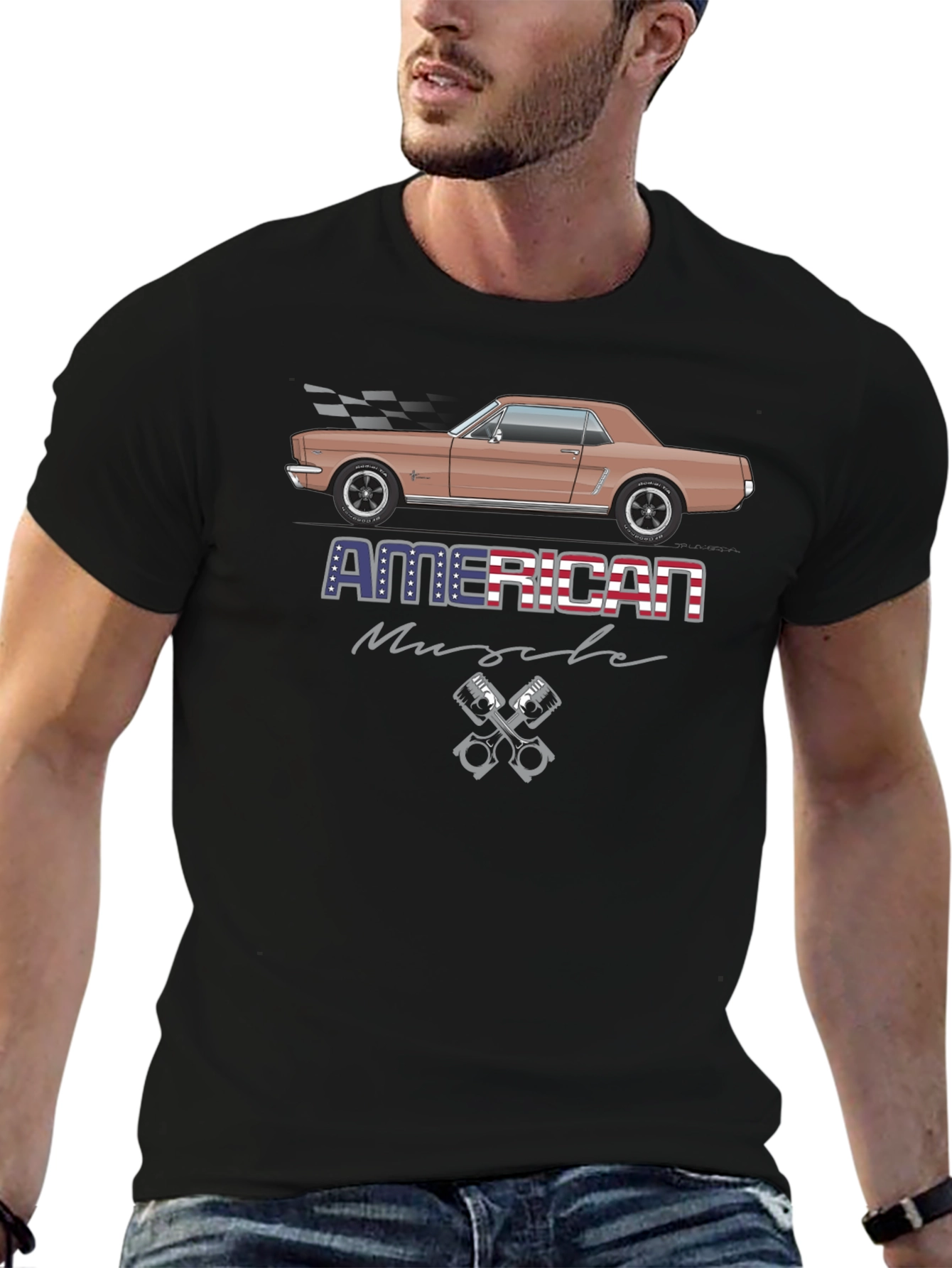 Camiseta Muscle Car Americana