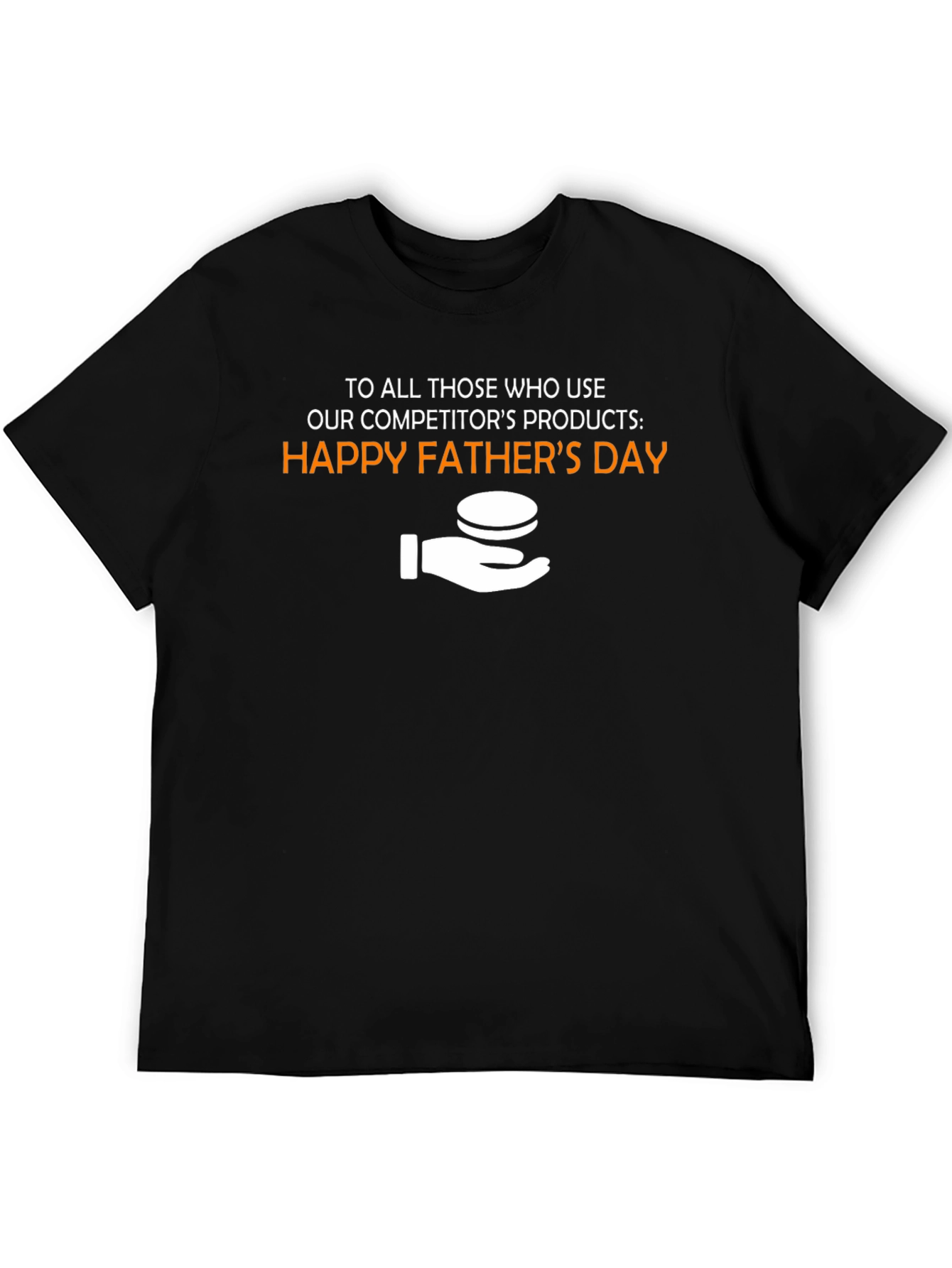 Camiseta Negra: Feliz Día del Padre - Original