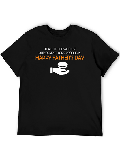 Camiseta Negra: Feliz Día del Padre - Original