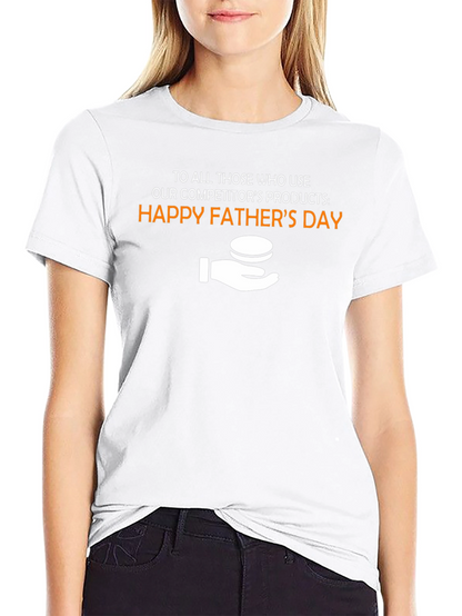 Camiseta Negra: Feliz Día del Padre - Original