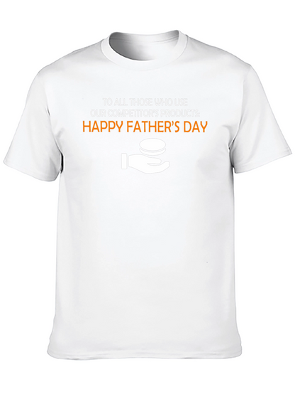 Camiseta Negra: Feliz Día del Padre - Original