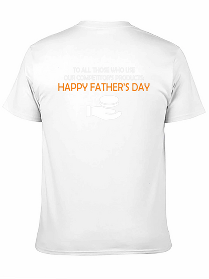 Camiseta Negra: Feliz Día del Padre - Original