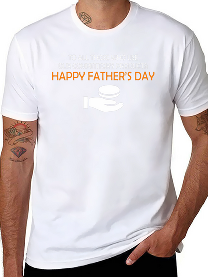 Camiseta Negra: Feliz Día del Padre - Original