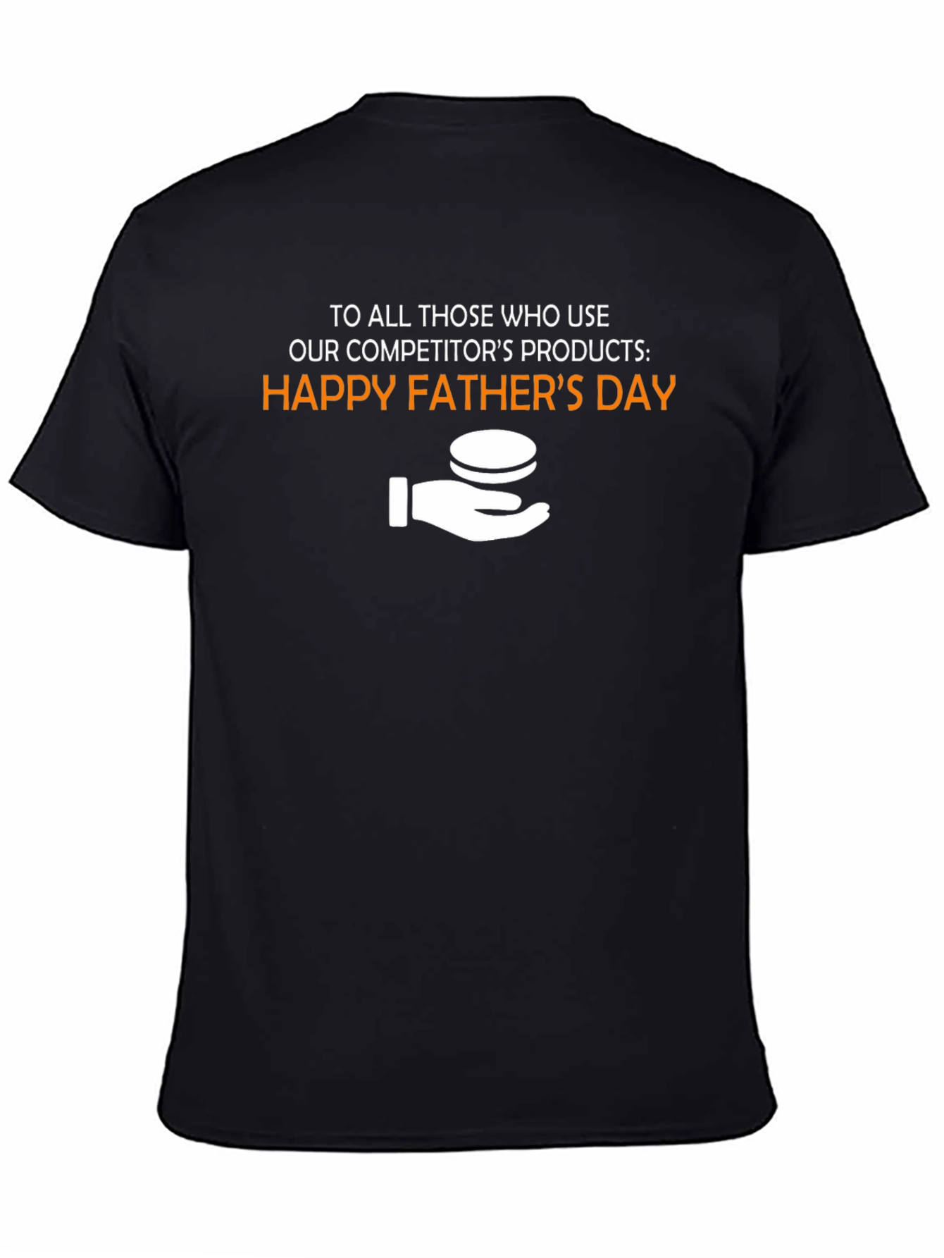 Camiseta Negra: Feliz Día del Padre - Original