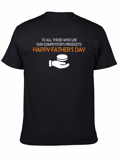 Camiseta Negra: Feliz Día del Padre - Original