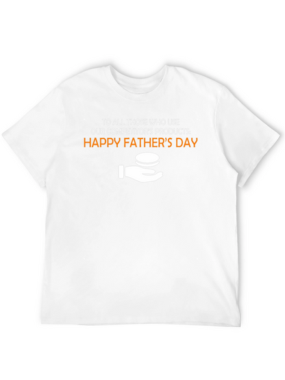 Camiseta Negra: Feliz Día del Padre - Original