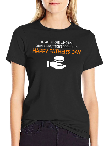 Camiseta Negra: Feliz Día del Padre - Original