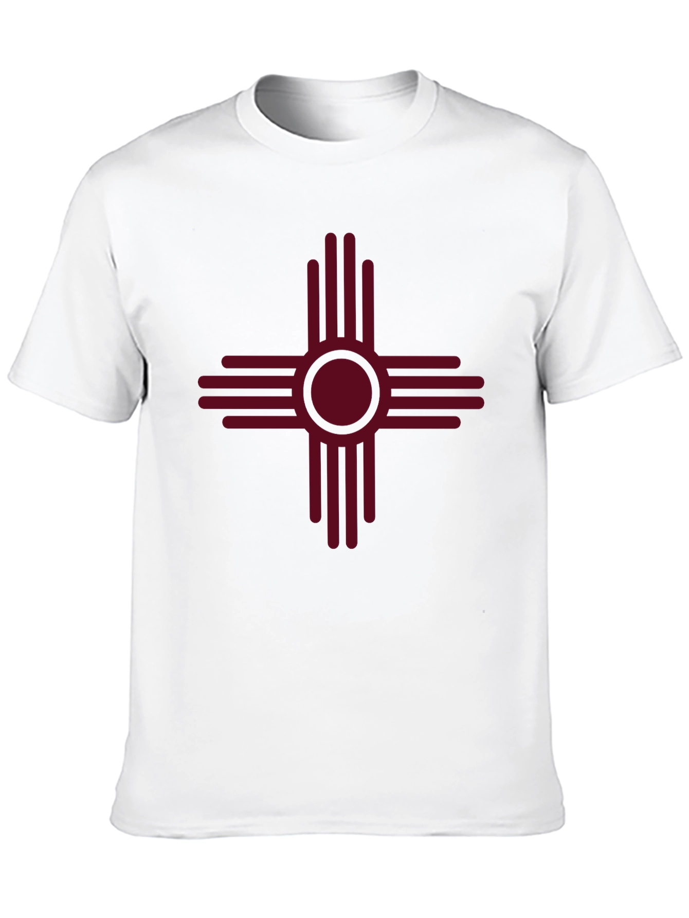 Camiseta Negra con Símbolo Sol de Zia