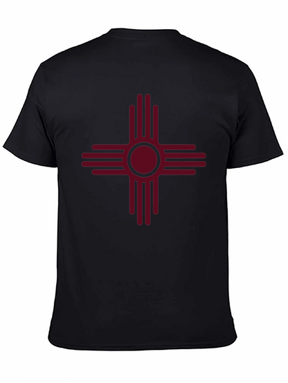 Camiseta Negra con Símbolo Sol de Zia