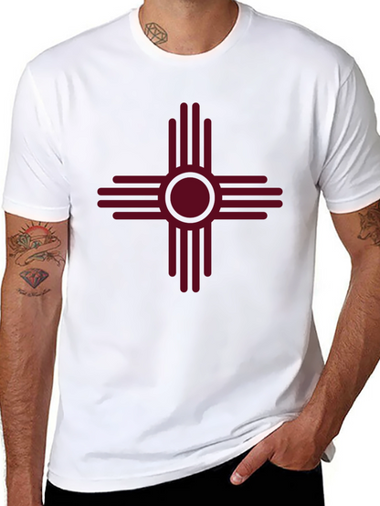 Camiseta Negra con Símbolo Sol de Zia