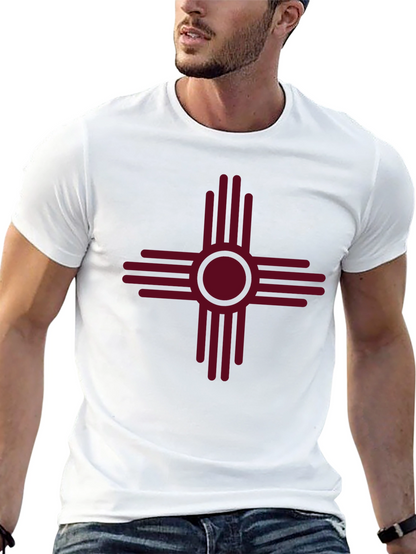 Camiseta Negra con Símbolo Sol de Zia