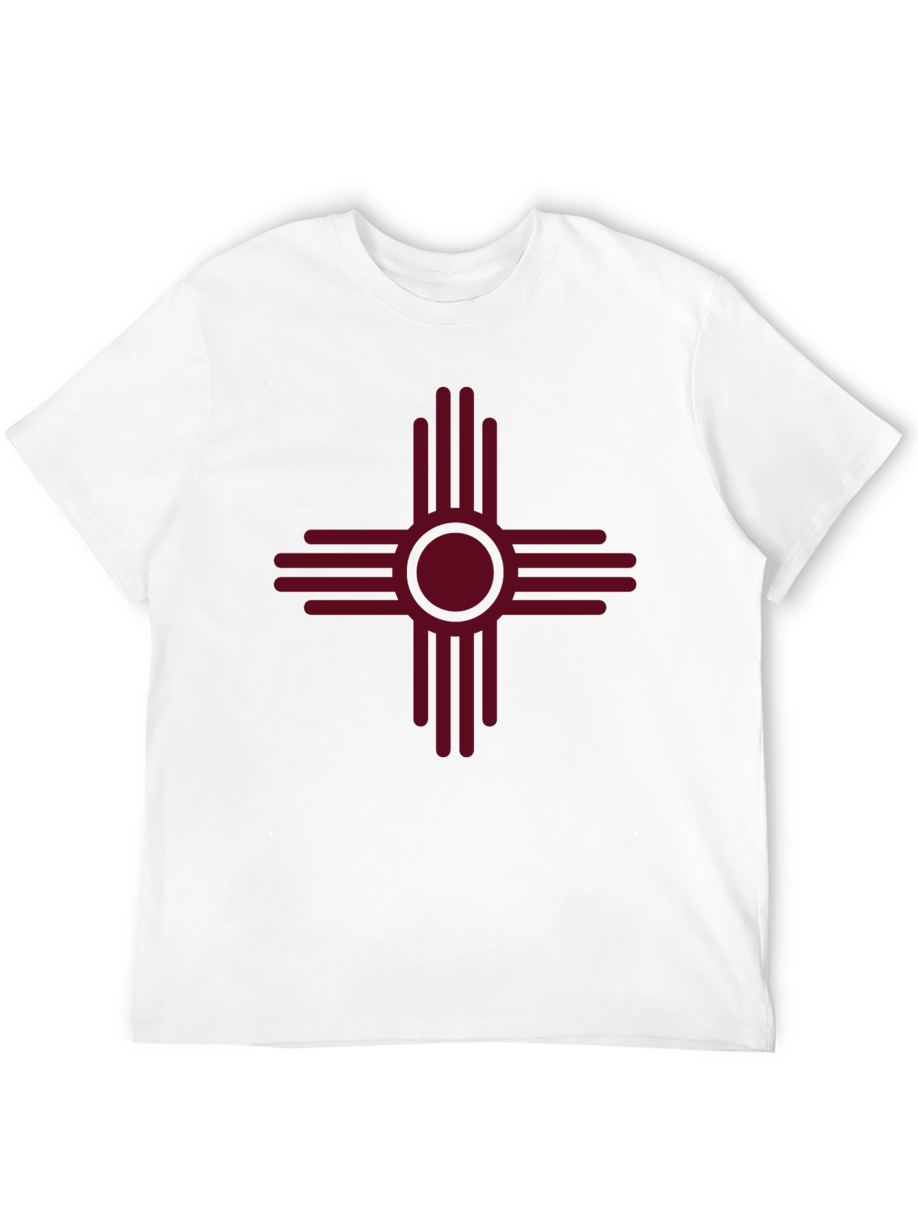 Camiseta Negra con Símbolo Sol de Zia