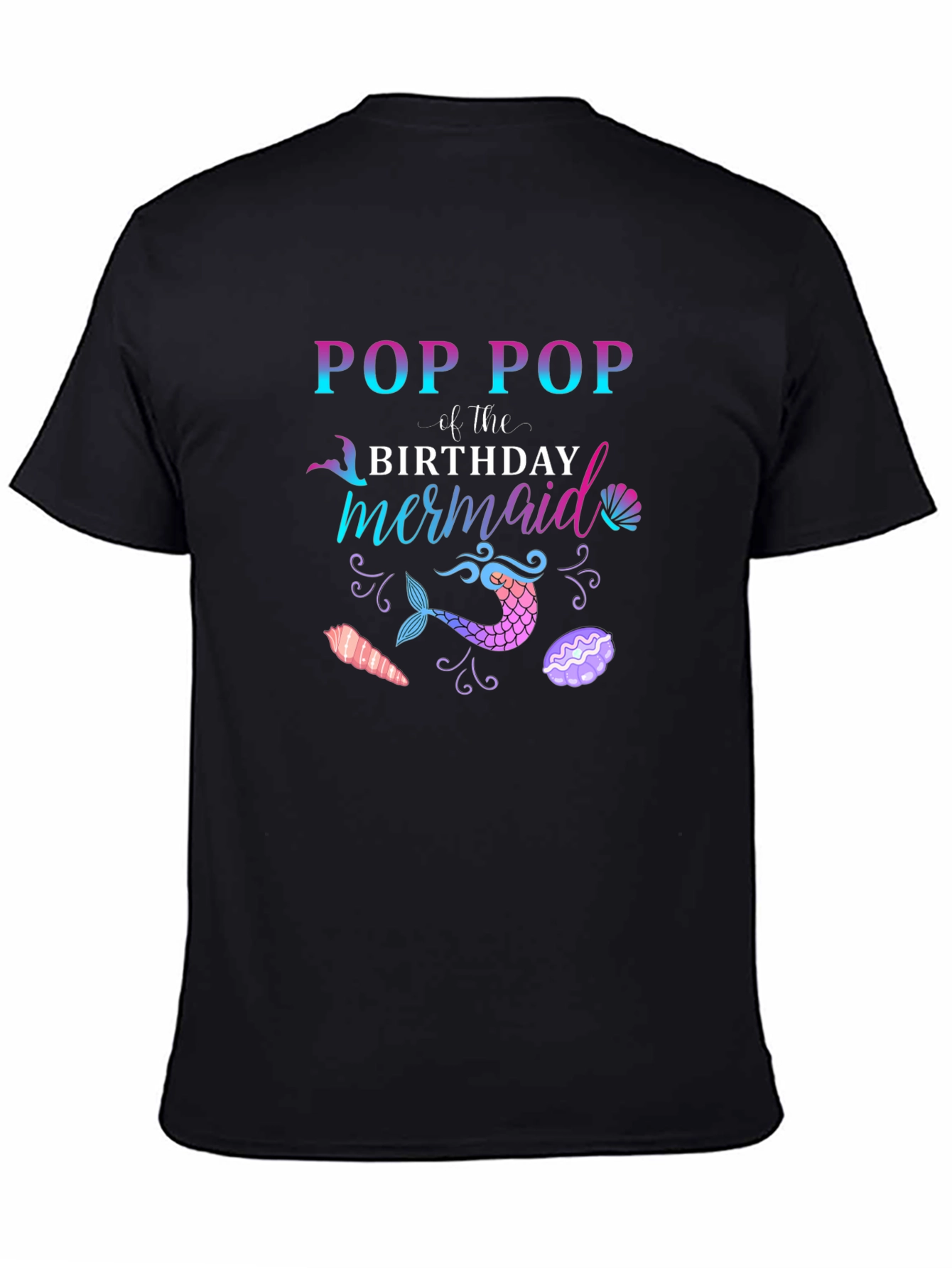 Camiseta Pop Pop of the Birthday Mermaid