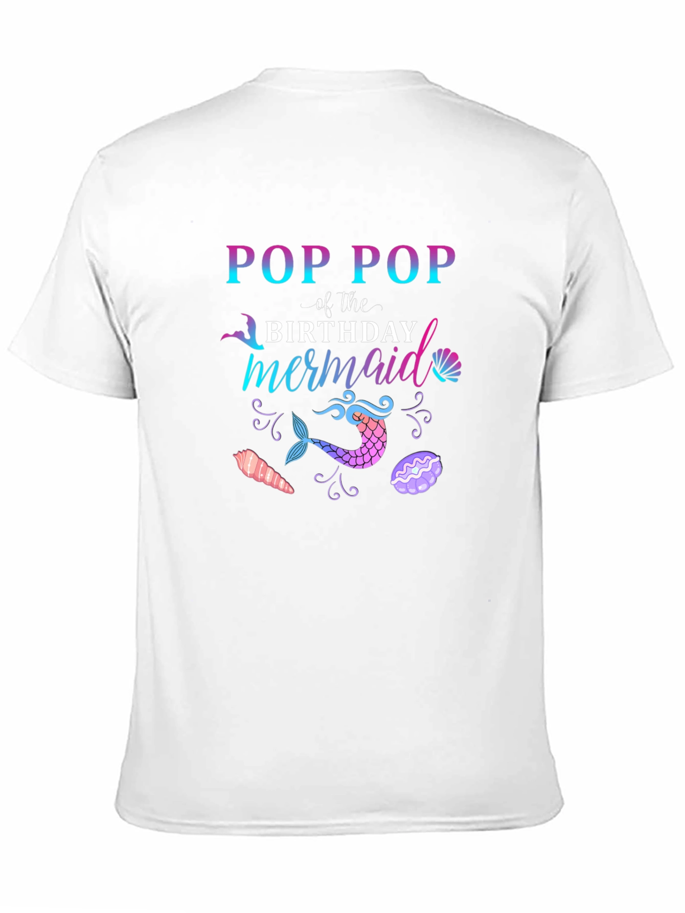 Camiseta Pop Pop of the Birthday Mermaid